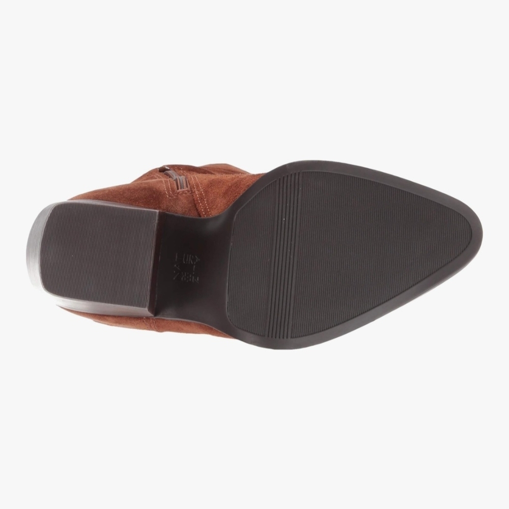Naturalizer womens Fae High Shaft Saddle Tan Wide Calf Woman's Size 6.5 - Picture 5 of 8